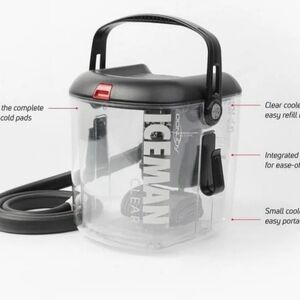 Clear and Black Iceman Cooler